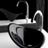 GLASS DESIGN FLOWER WASH BASIN - Image 2