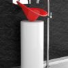 GLASS DESIGN FLOWER WASH BASIN - Image 3