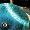 MURANO GLASS WASH BASIN EMERALD TWIST - Image 2